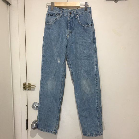 VINTAGE LEE STRAIGHT LEG JEANS SIZE 26 - Picture 2 of 8